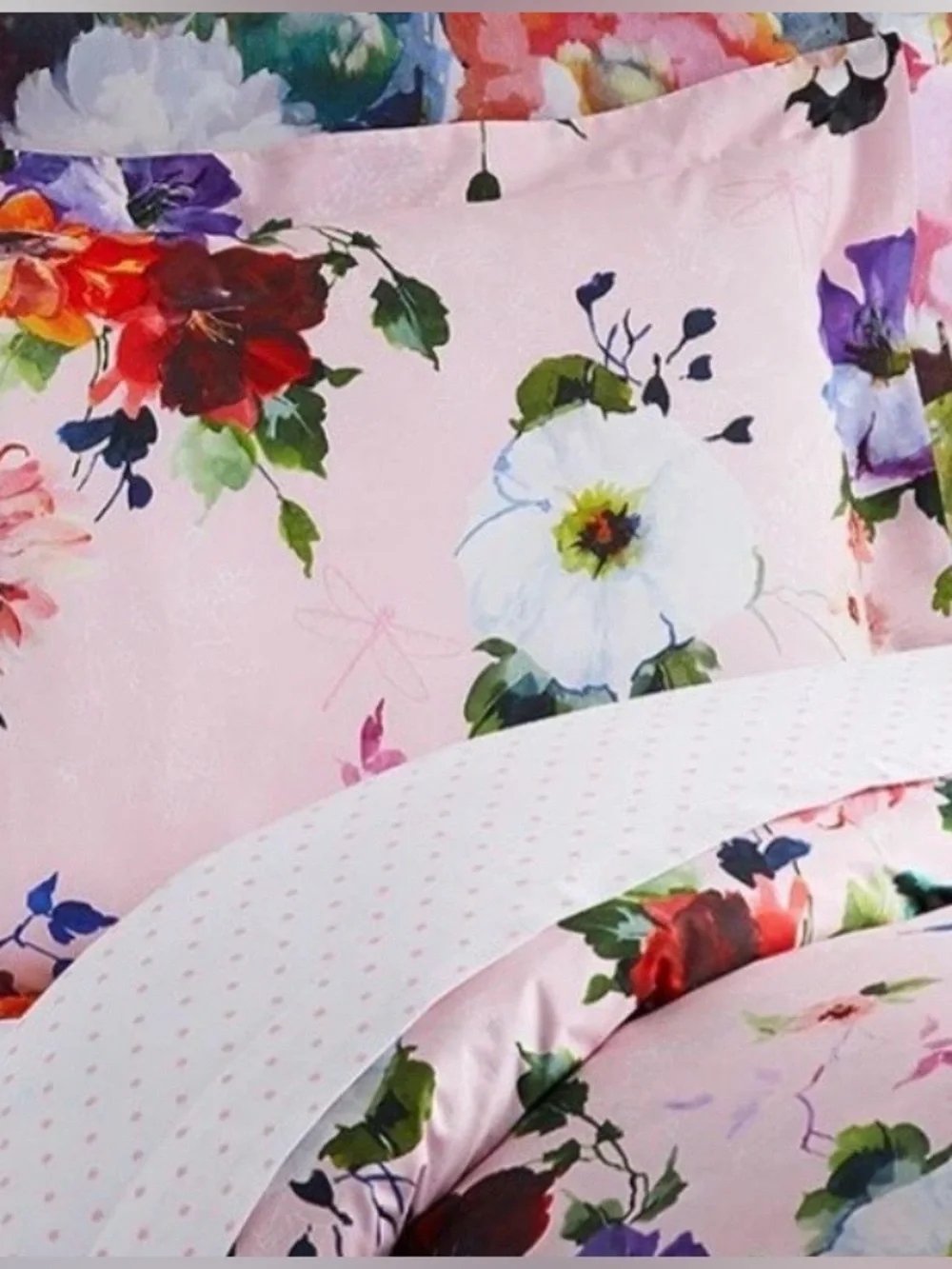 Pottery Barn kids organic cotton, twin size hannah duvet, cover  floor model